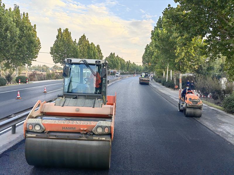 38天，高淄路工程建設(shè)跑出淄博交通加速度